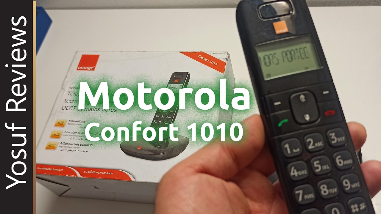 Motorola Confort 1010 | استعراض كشف التصميم الهاتف