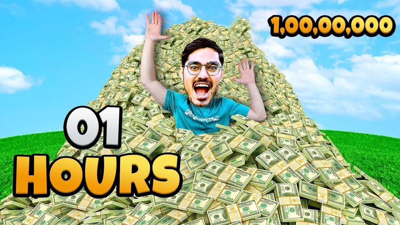 Spending 1,00,00,000 Rupees in 1 Hour Challenge   एक घंटे में उड़ा दिए एक करोड़