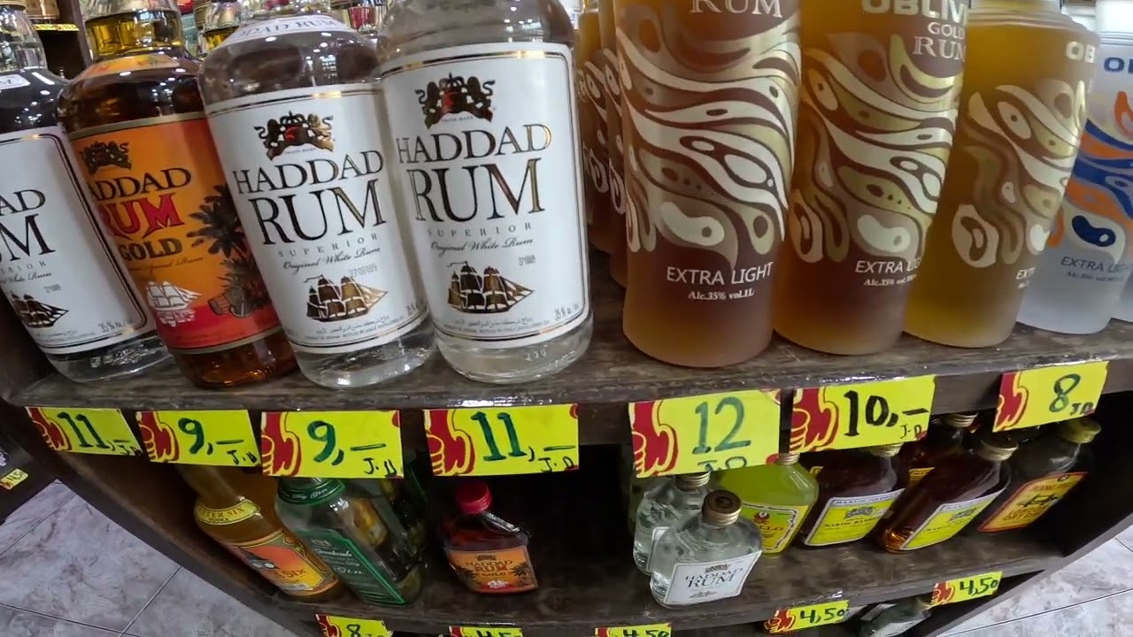 Ceny alkoholu na Bliskim Wschodzie (Jordania).....
