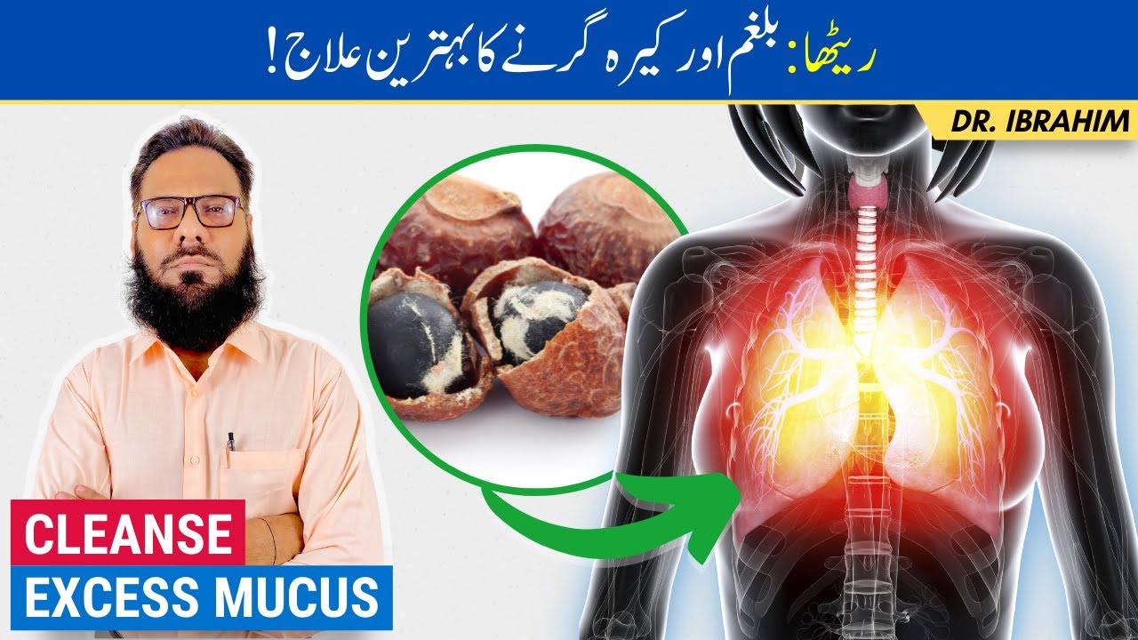 Balgham/Kera Girna Ka Ilaj - Cleanse Mucus/Phlegm From Lungs - Reetha/Soapberry Benefits-Urdu/Hindi