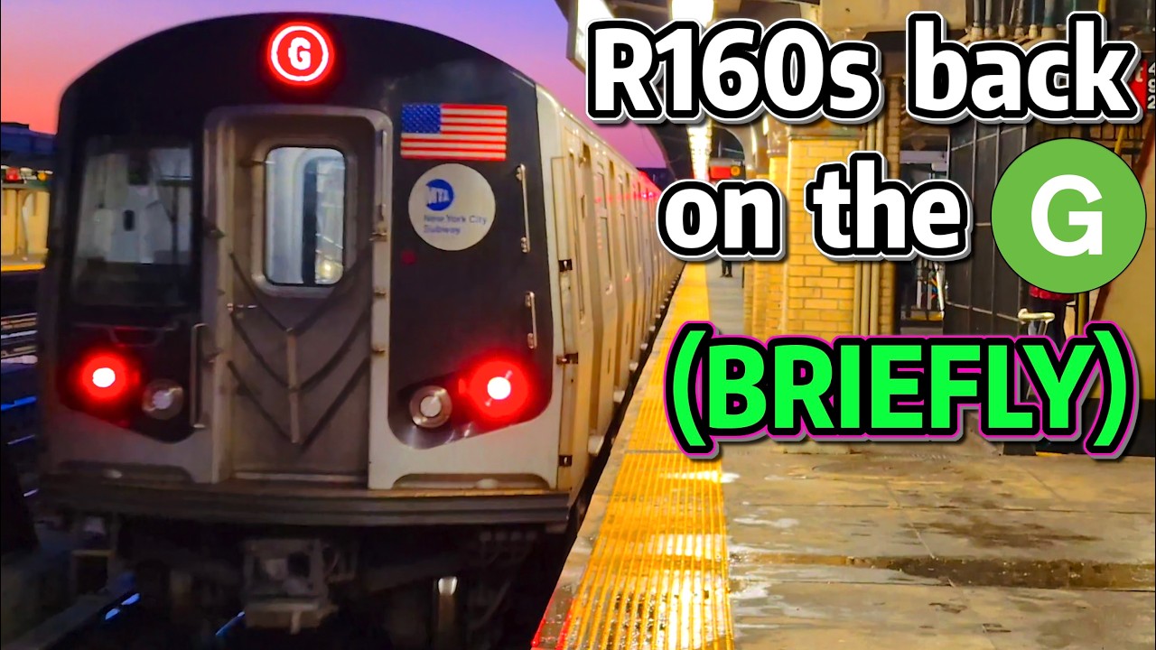 ⁴ᴷ⁶⁰ R160s Briefly Return to the G Line!