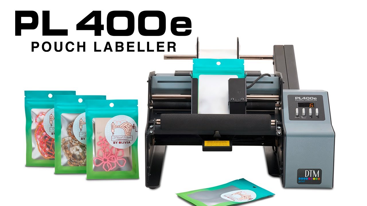 Revolutionise Pouch Labelling with the PL400e Pouch Labeller - DTM Print in Action!