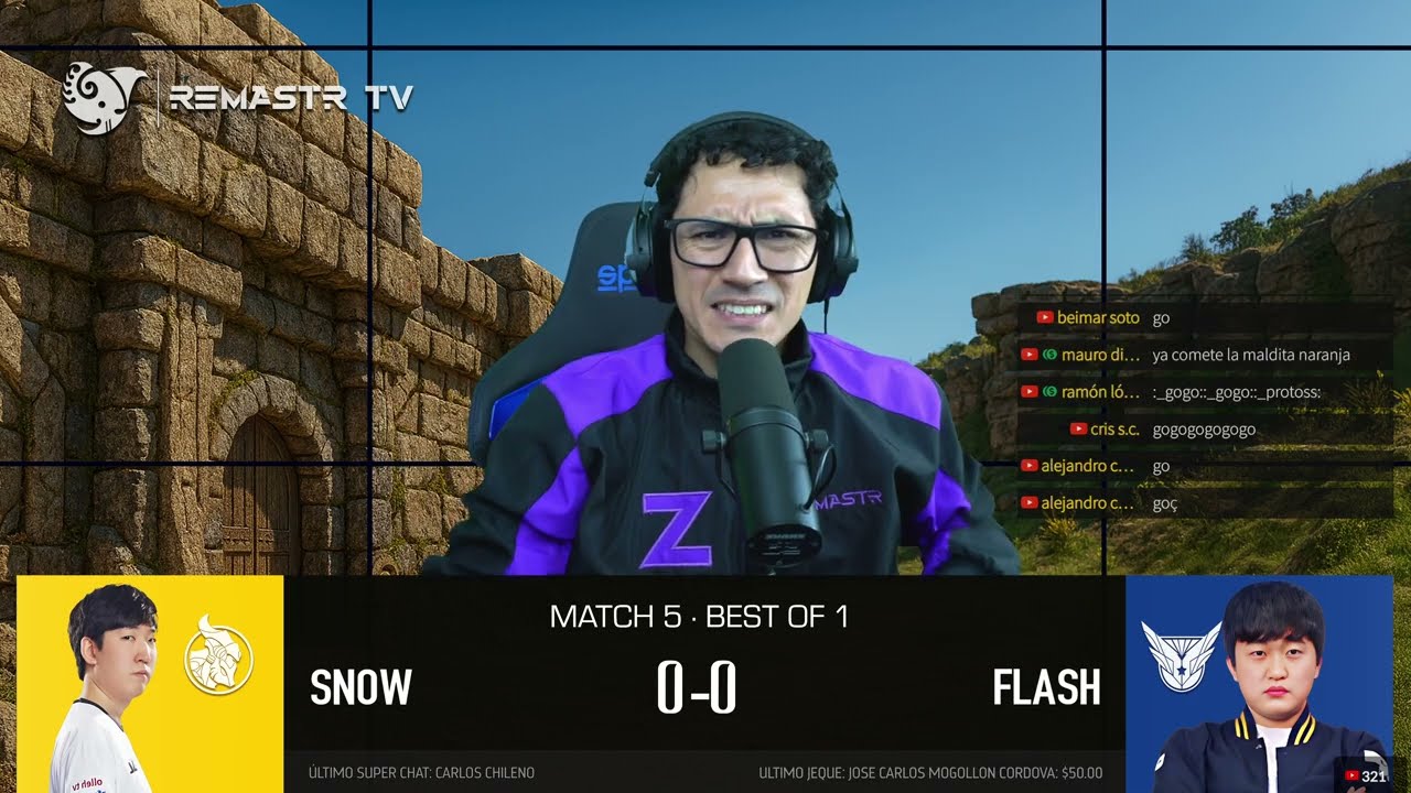STARCRAFT COREANO GOSU 🇰🇷 SNOW vs FLASH 🇰🇷 | M5·BO1