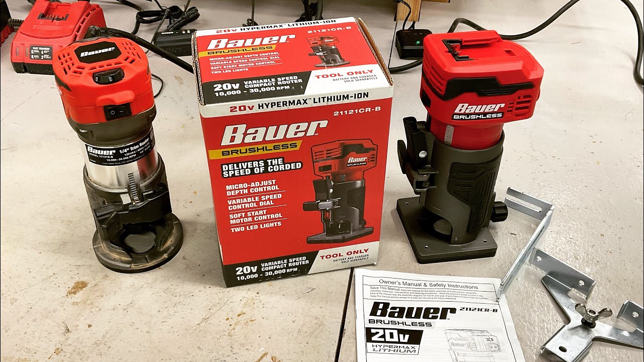 Честный обзор нового беспроводного компактного фрезера Bauer с переменной скоростью! Лучше, чем M...