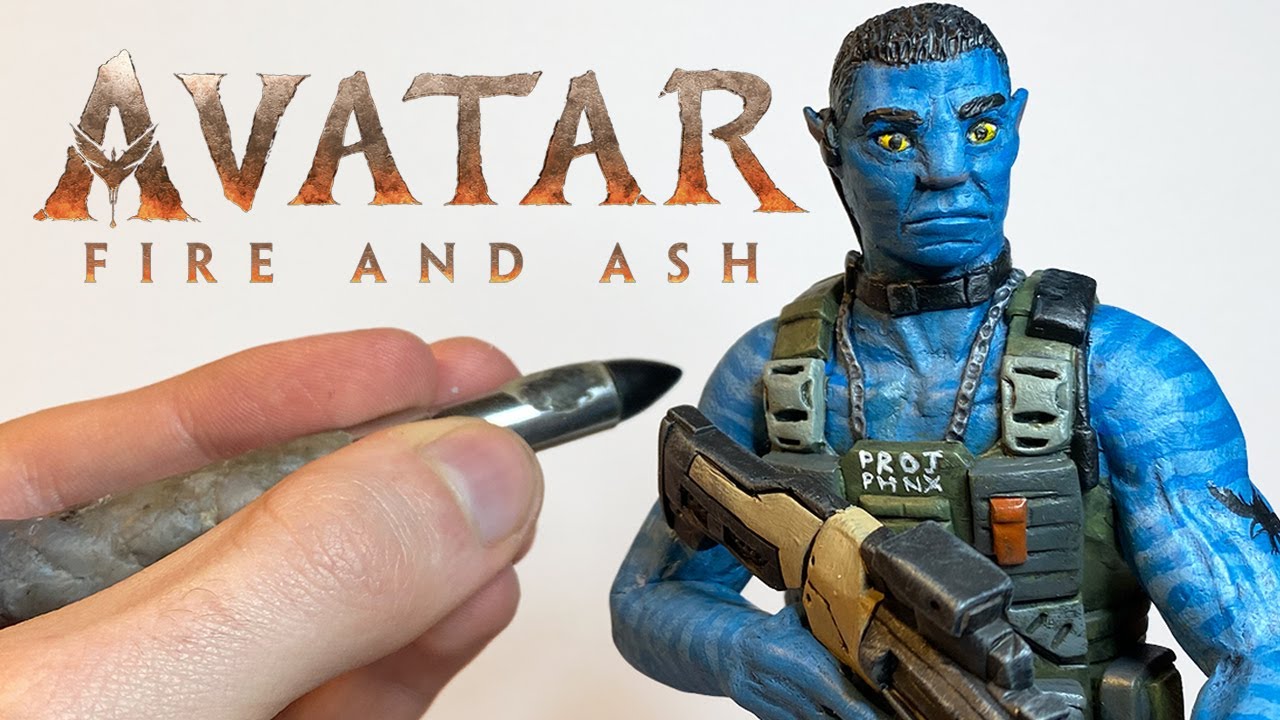 I made Colonel Miles Quaritch from James Cameron's Avatar franchise.