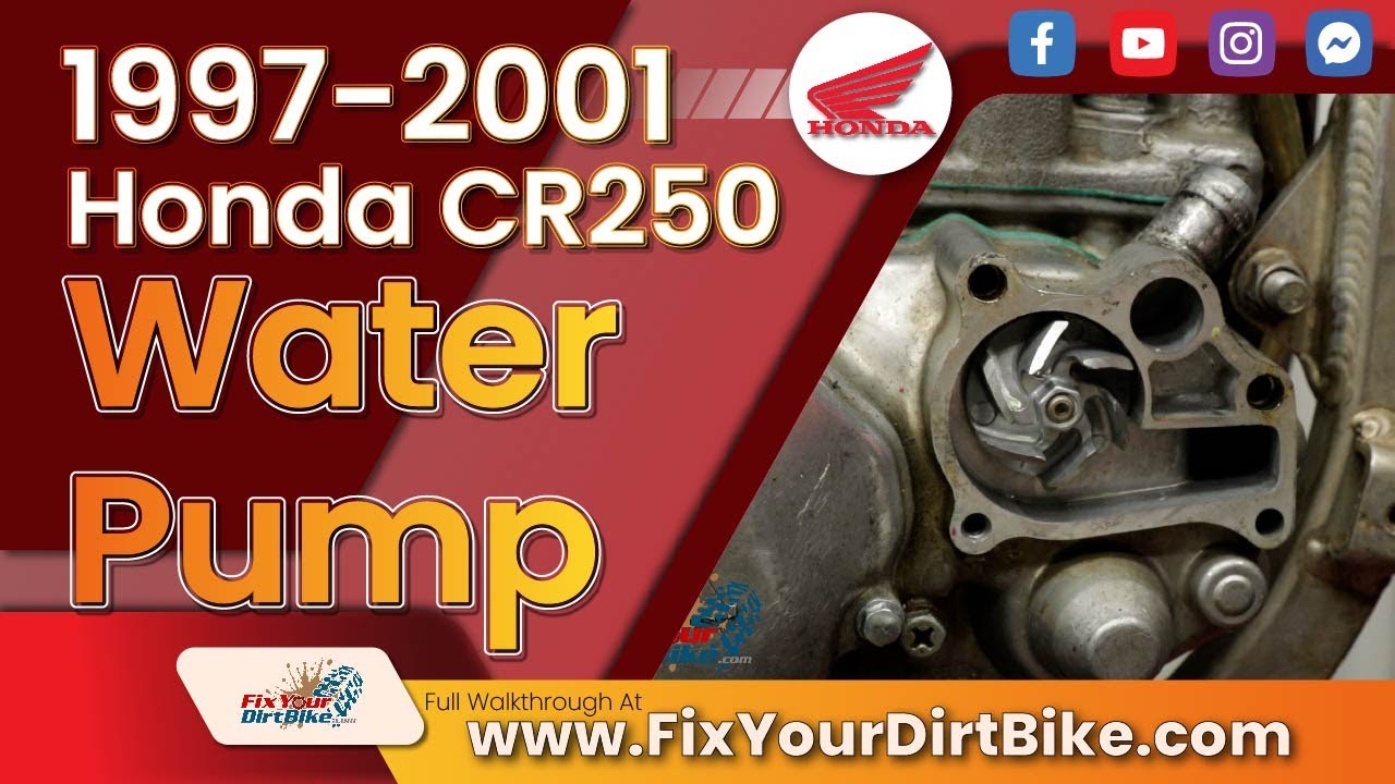 How To Rebuild The Water Pump On Your 97-01 Honda CR250 | Fix Your Dirt Bike #Dirtbike #Honda #cr250