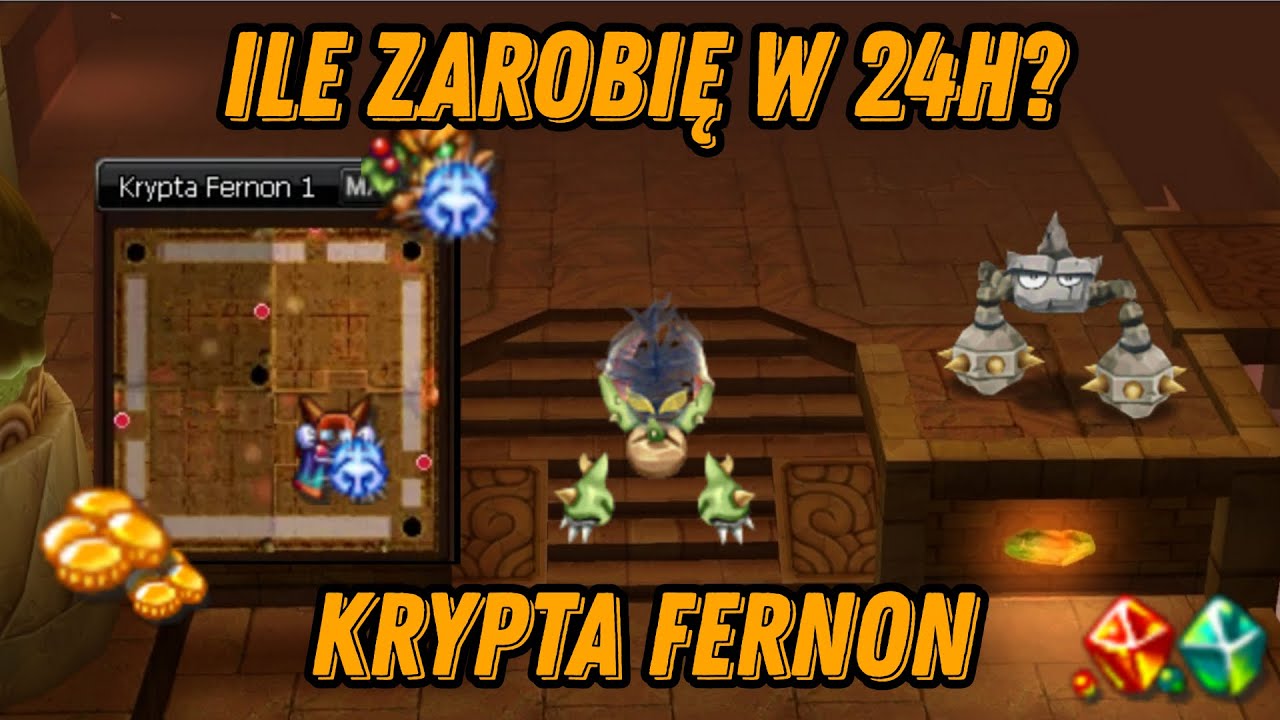 Nostale: Ile zarobię w 24h? - Krypta Fernon