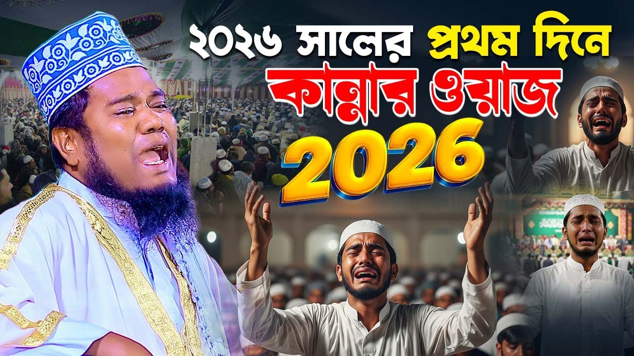২০২৬ সালের প্রথম দিনে কান্নার ওয়াজ | ক্বারী রুহুল আমিন সিদ্দিকী