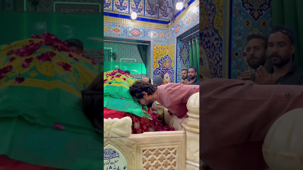 Nahare Alkama ka noha&hearts;️ Shrine or Hazrat Abdullah Shah Ghazi🙏🏻 #nahareAlkama #noha #shortsfeed