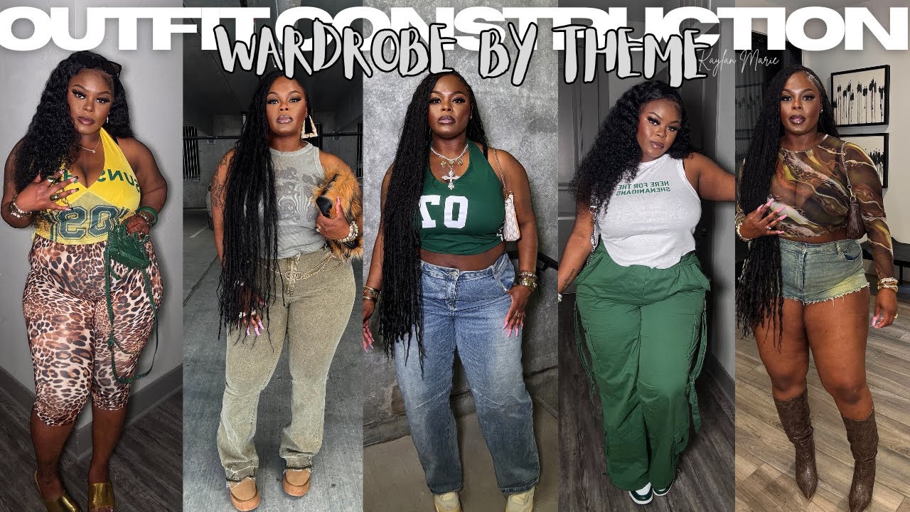 OC: Wardrobe By Theme: Earth Tones | Iamkaylanmarie | plussize fashion | outfit tips | 2025