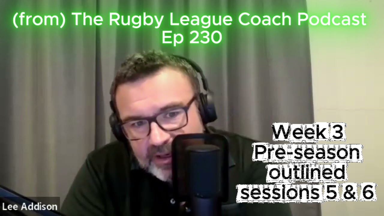 Week 3 Pre Season Training Plans Rugby League