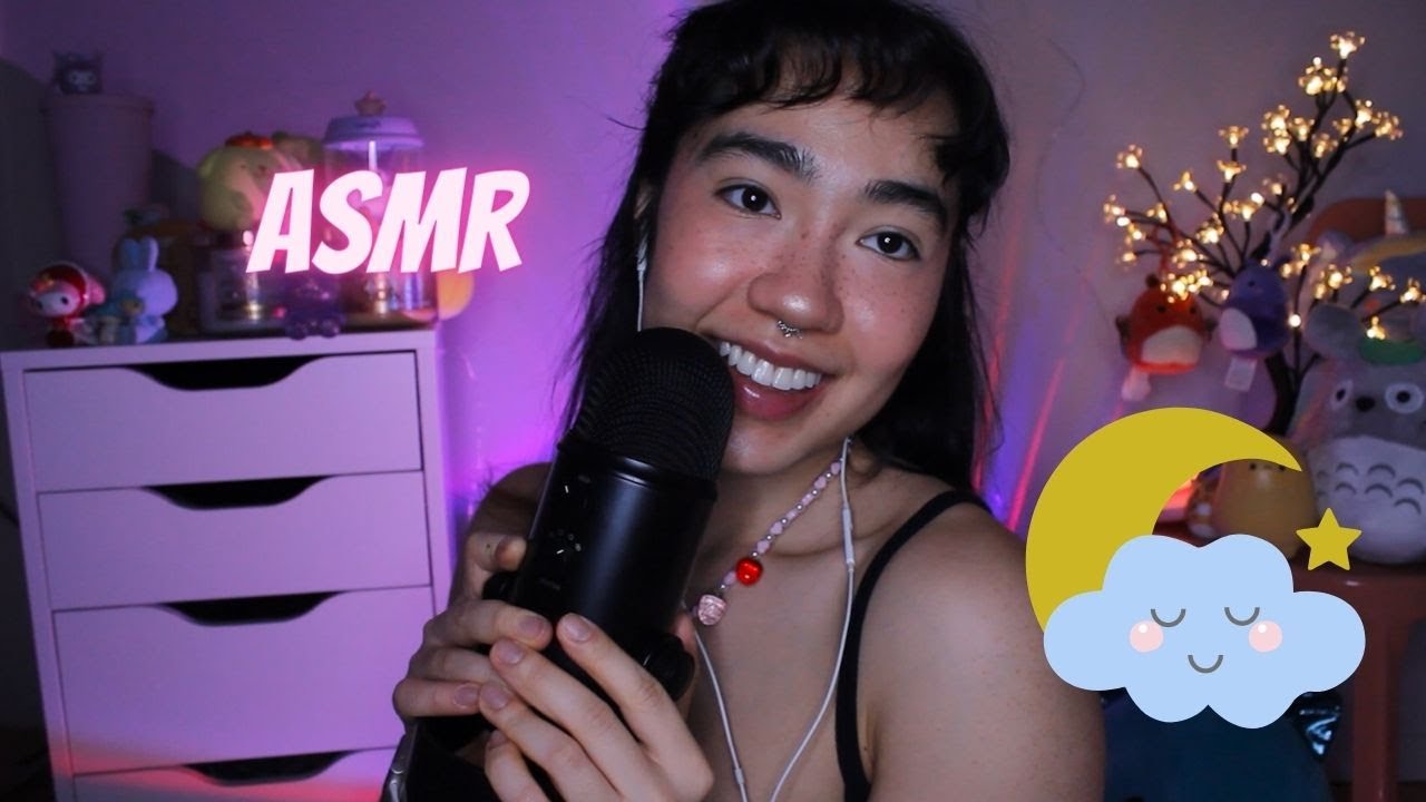 ASMR para RELAXAR e DORMIR bem RÁPIDO (com MOUTH SOUNDS e GATILHO NOVO? 👀)