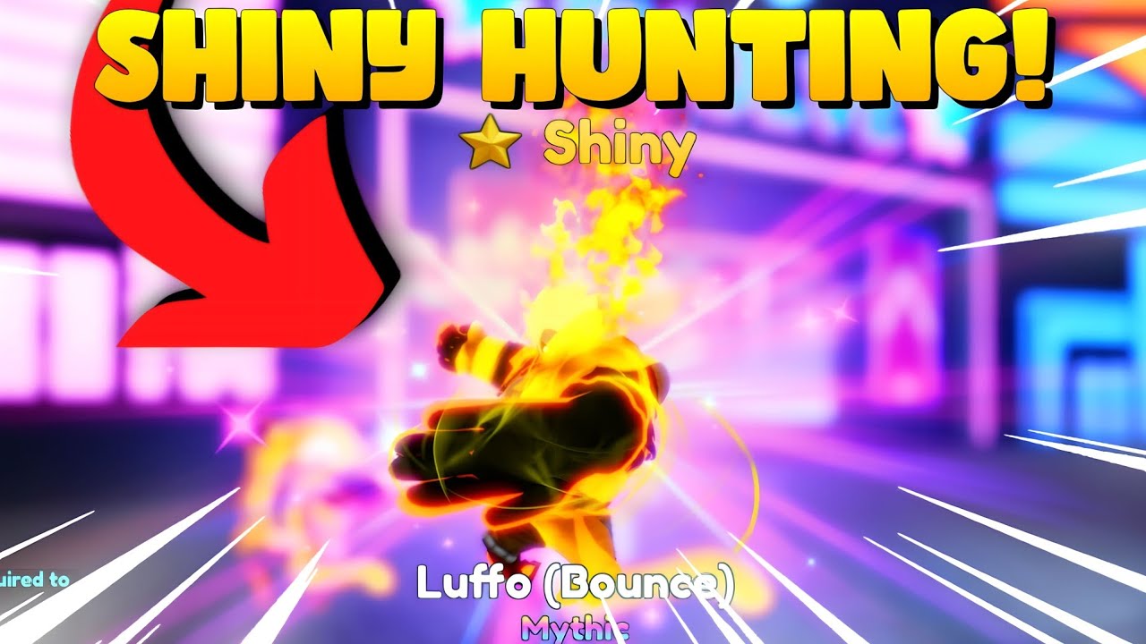 SHINY LUFFY (BOUNCE) HUNTING In Anime Adventures! (Roblox)