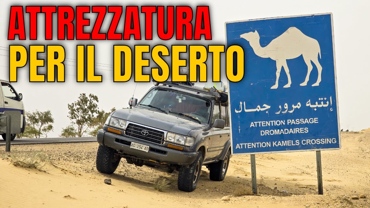 ATTREZZATURA VIAGGI OVERLAND - Cosa mi sono portato nel deserto della Tunisia