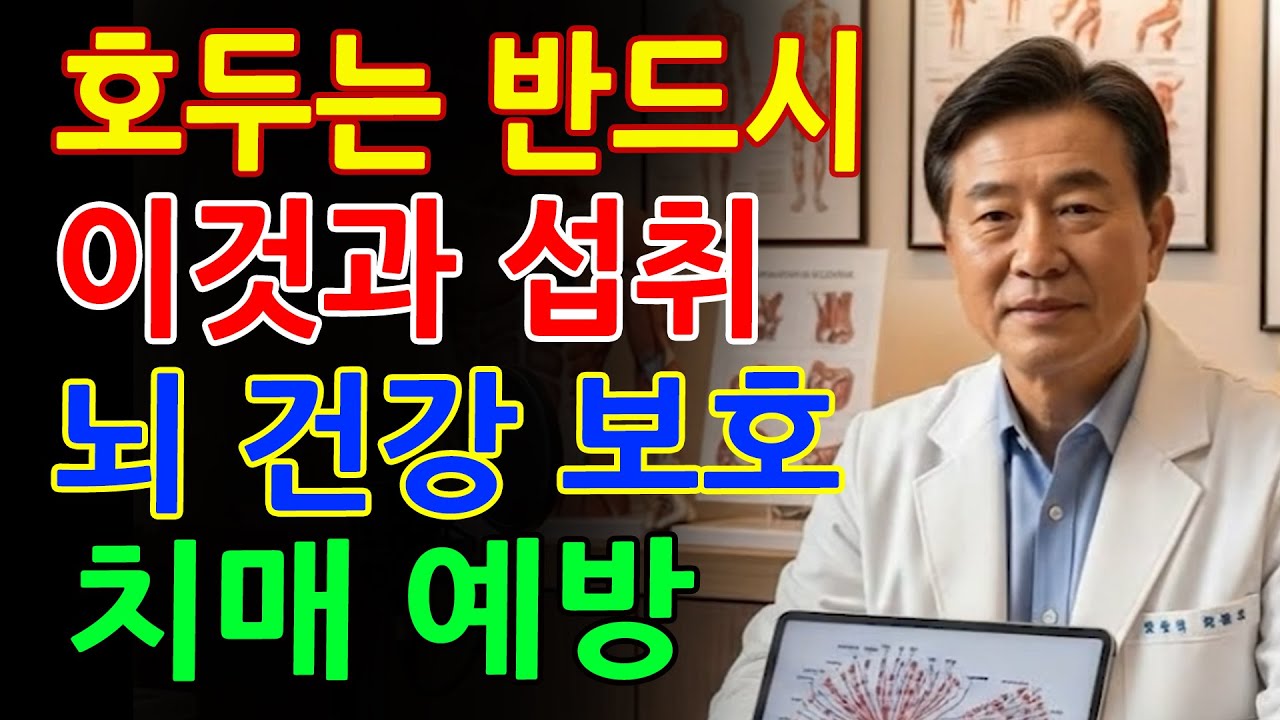 호두는 무조건 ‘이것’ 3가지와 드세요! 신장 지키고 치매 예방하는 안전한 섭취법_뇌건강_치매예방
