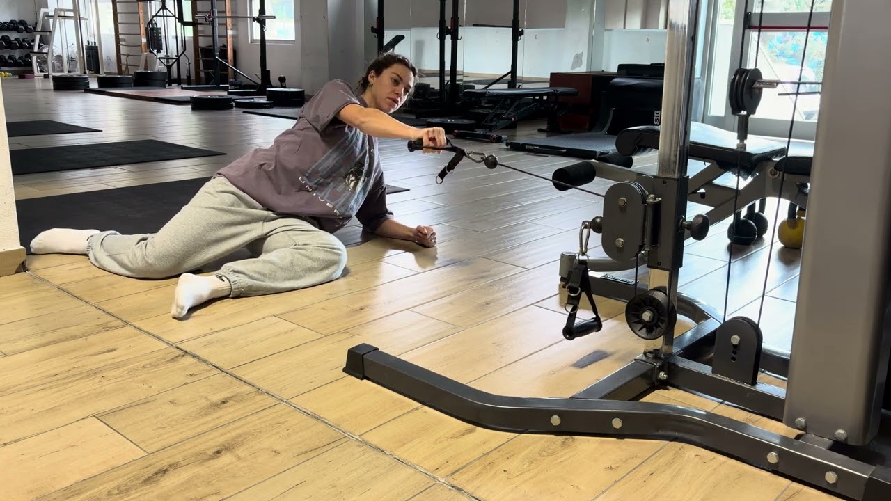 plank lat coichi + row 