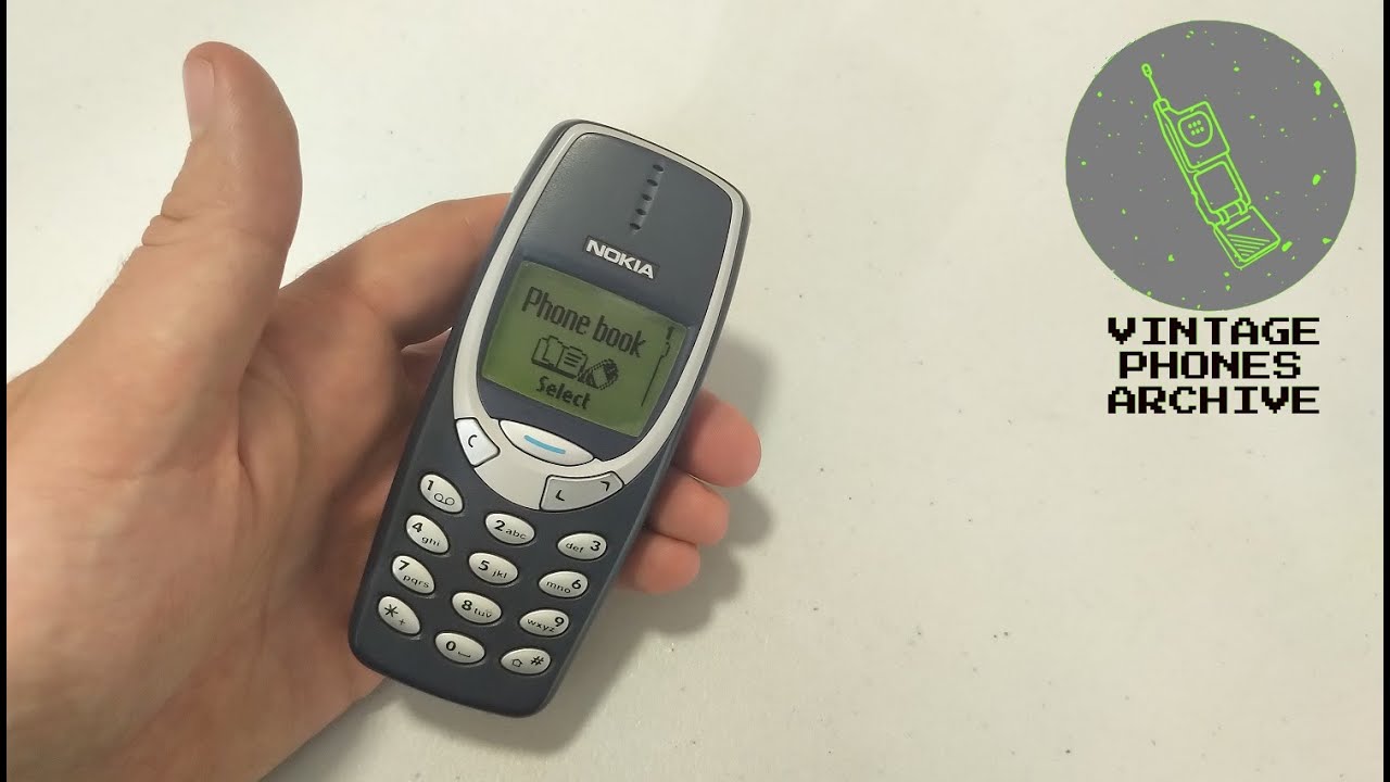 Nokia 3310 Mobile phone menu browse, ringtones, games, wallpapers