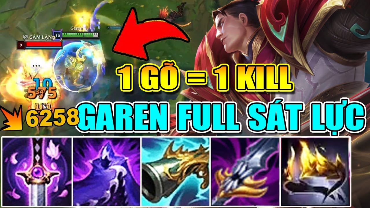 CƠN ÁC MỘNG MỖI TRẬN URF MANG TÊN GAREN FULL SÁT LỰC - 1 GÕ LÀ 1 KILL