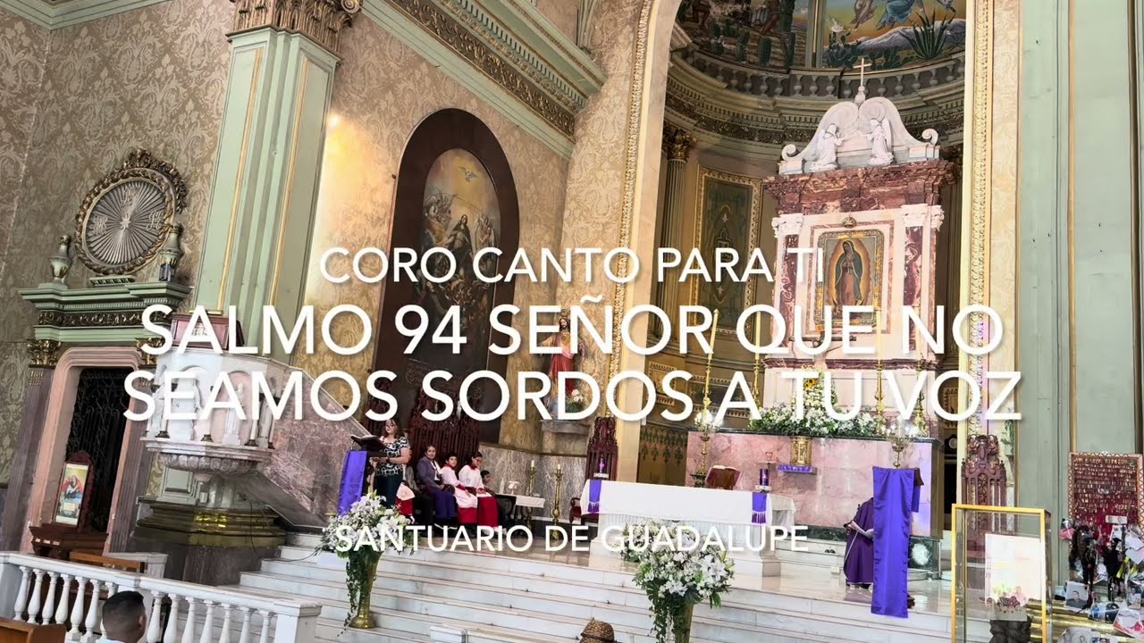 SALMO 94 SEÑOR QUE NO SEAMOS SORDOS A TU VOZ 