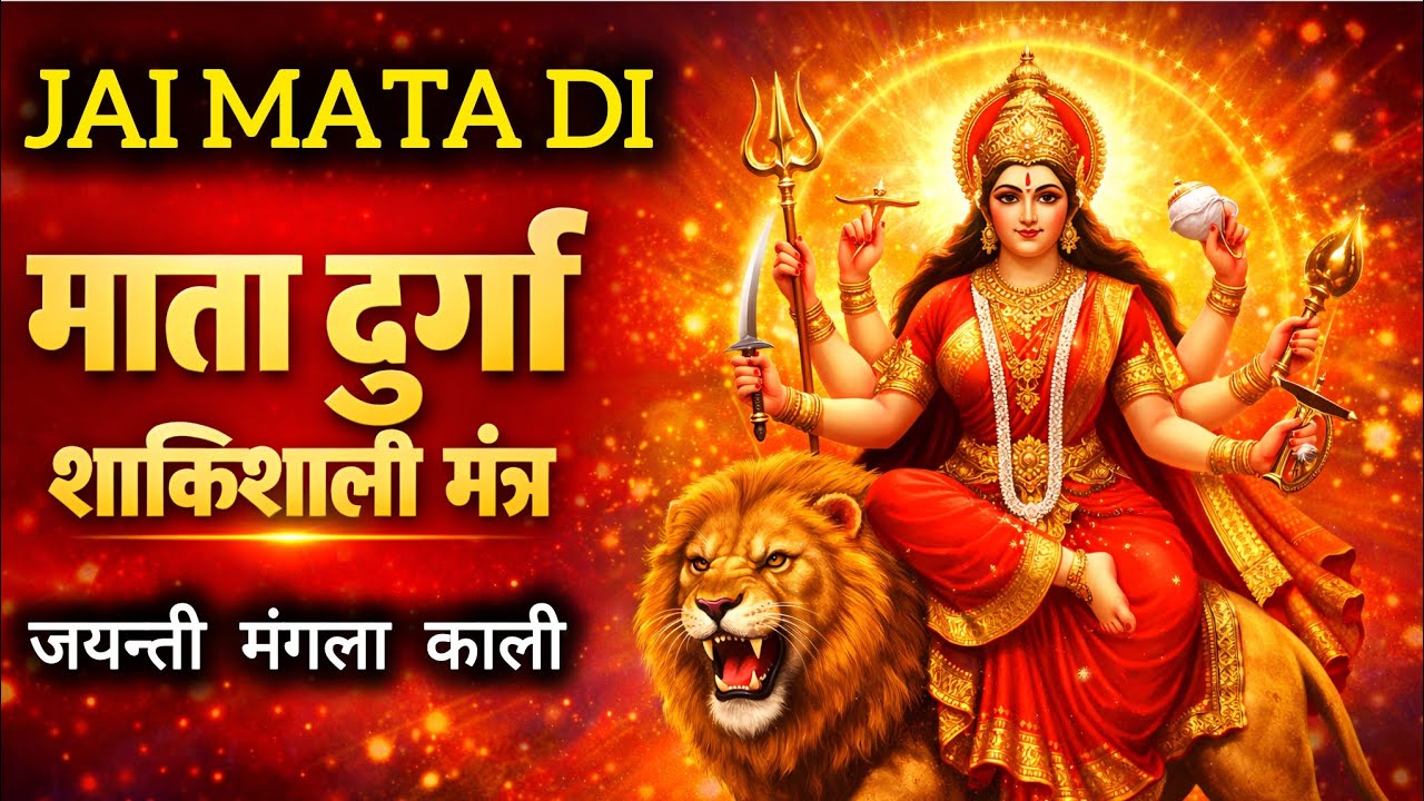 माता दुर्गा शक्तिशाली मंत्र | जयन्ती मंगला काली | Ya Devi Sarvabhuteshu | Durga Mantra Path