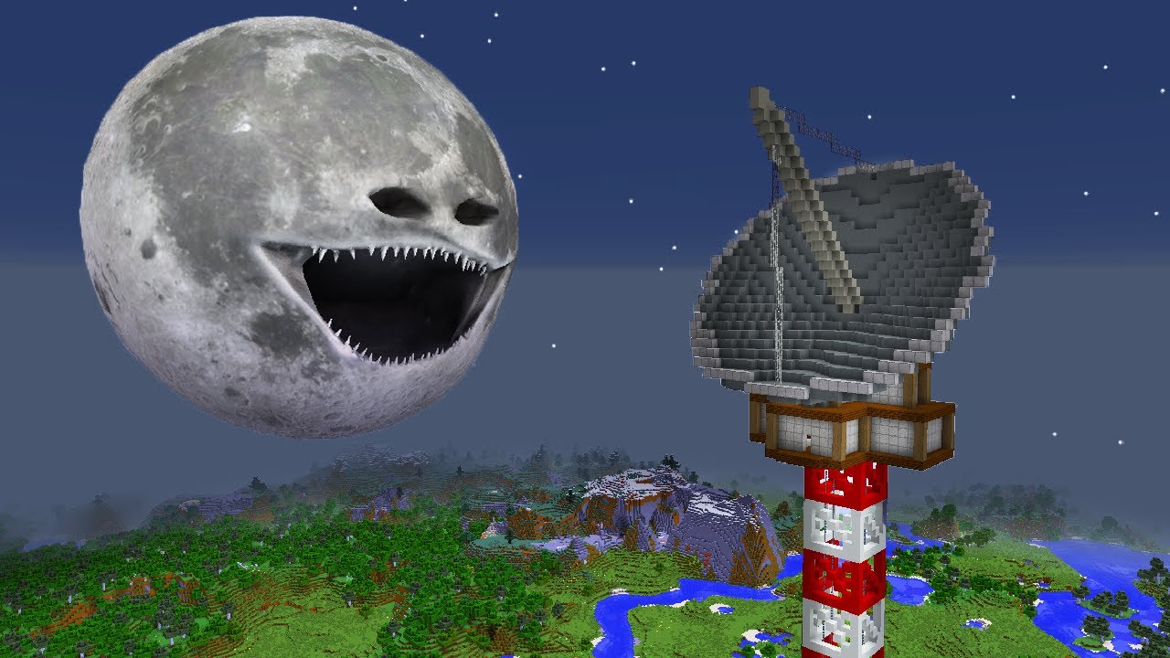 SURVIVING FROM THE MOON WOKE UP in Minecraft Part 3 - Gameplay