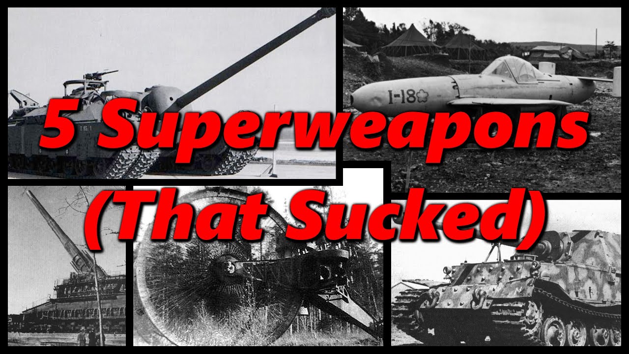 5 Superweapons (That Were Awful) | History in the Dark
