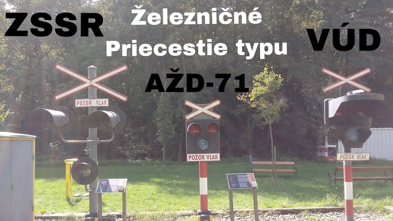 Železničn&eacute; Priecestie typu ZSSR, AŽD-71 a V&Uacute;D
