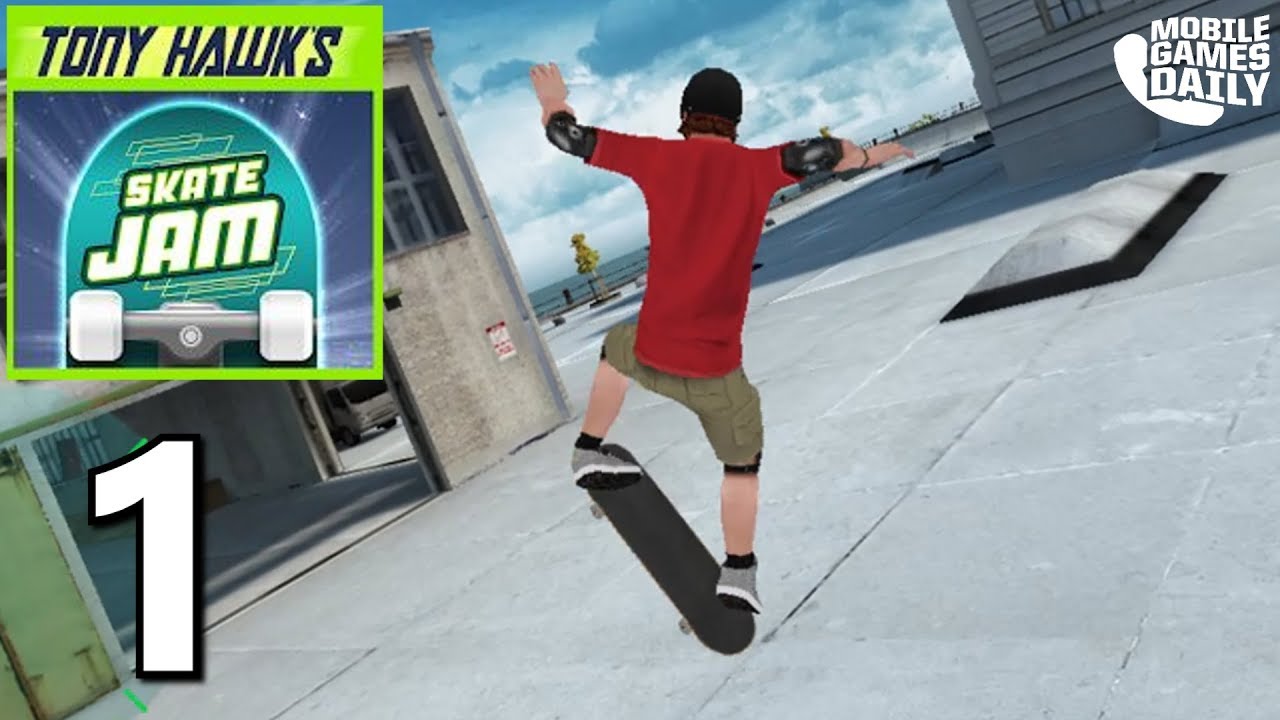 Tony Hawk's Skate Jam - Gameplay Walkthrough - Tutorial/Stage 1 (iOS Android)