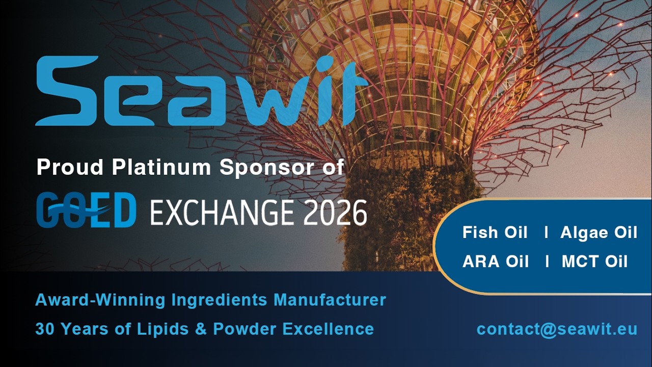Seawit – Proud Platinum Sponsor of GOED Exchange 2026 – The Premier Omega-3 Event