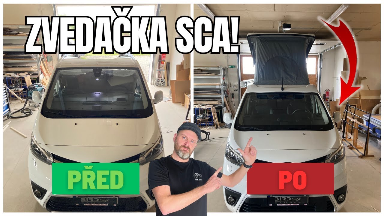 Montáž zvedací střechy SCA pro TOYOTU Proace!! | Roof Step by Step