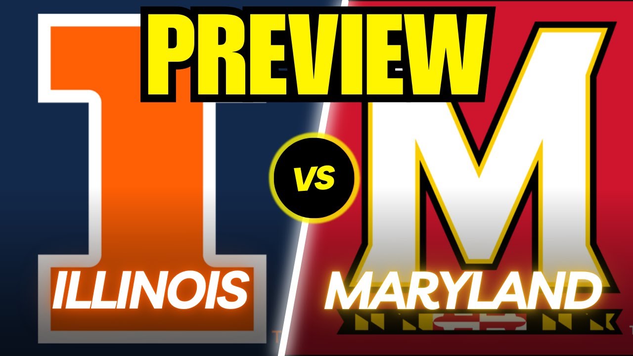 Illinois vs. Maryland Game Preview And Predictions!