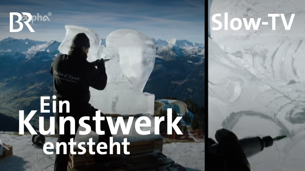 Entschleunigen und anderen bei der Arbeit zusehen: Der Eisbildhauer | Langsam-Doku | MORA | BR