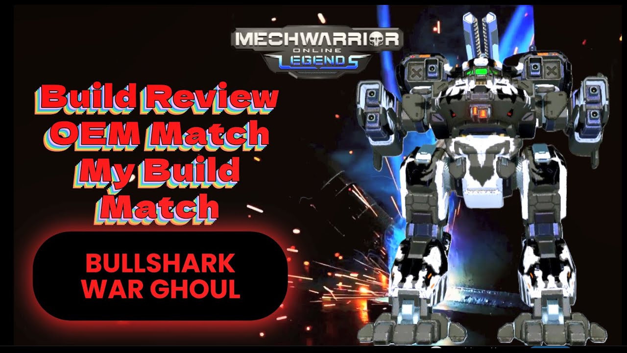 MWO: Build Review - Bullshark War Ghoul w/ Railgun 1st Match, Rebuild & Great Match