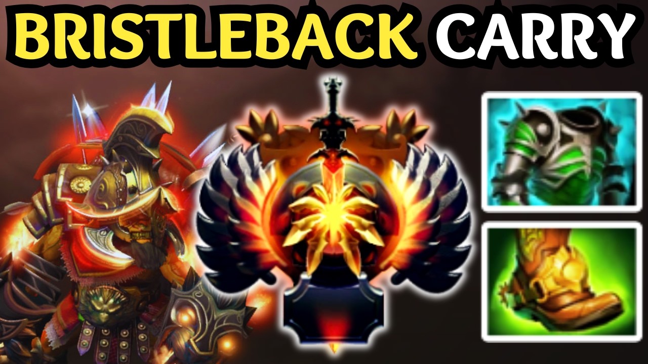 🔥 BRISTLEBACK CARRY META — WARPATH DAMAGE & HYBRID BUILD | DOTA 2 🔥