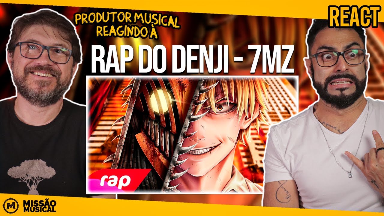 REACT de Rap do Denji (Chainsaw Man) - O MALDITO DEMÔNIO DA MOTOSSERRA | NERD HITS