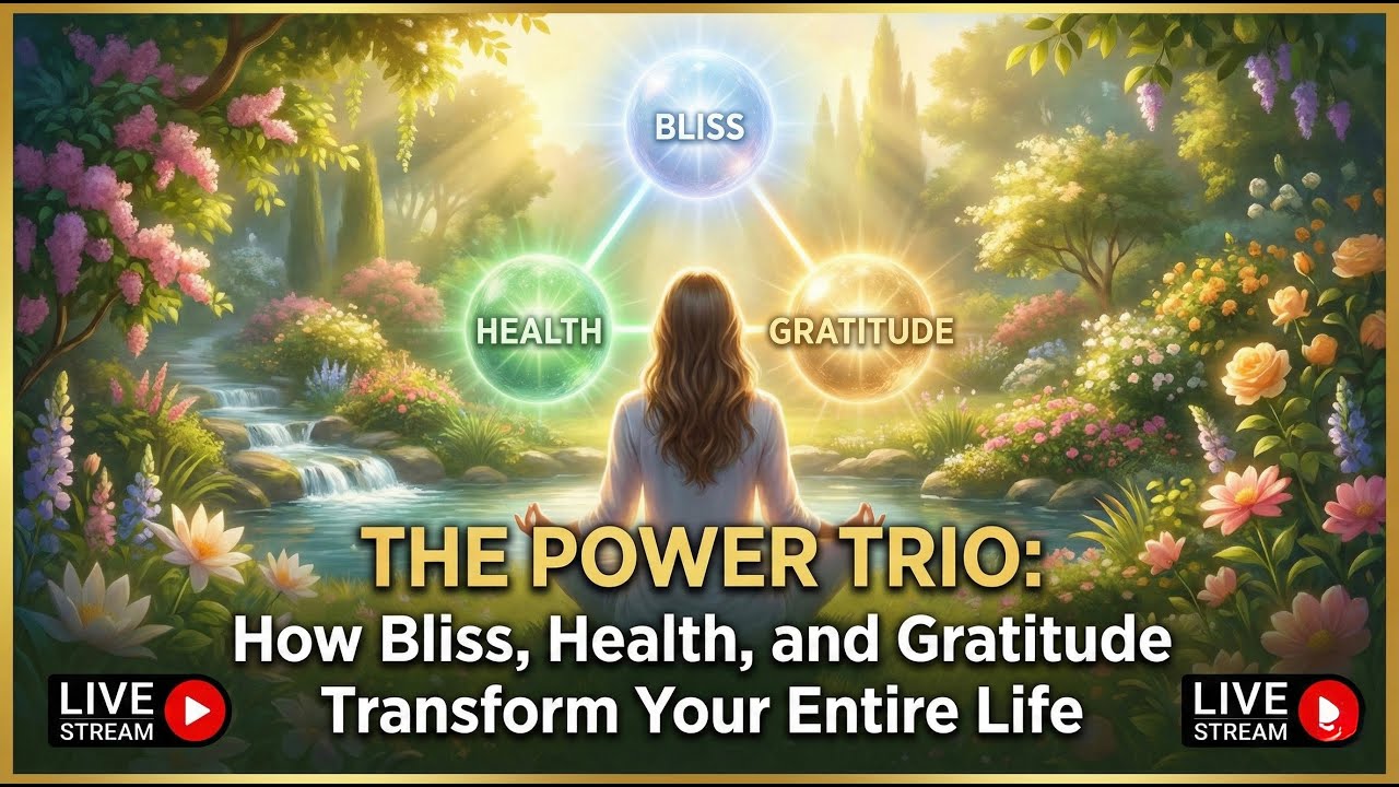 The Power Trio: How Bliss, Health, and Gratitude Transform Your Entire Life (Live Stream)