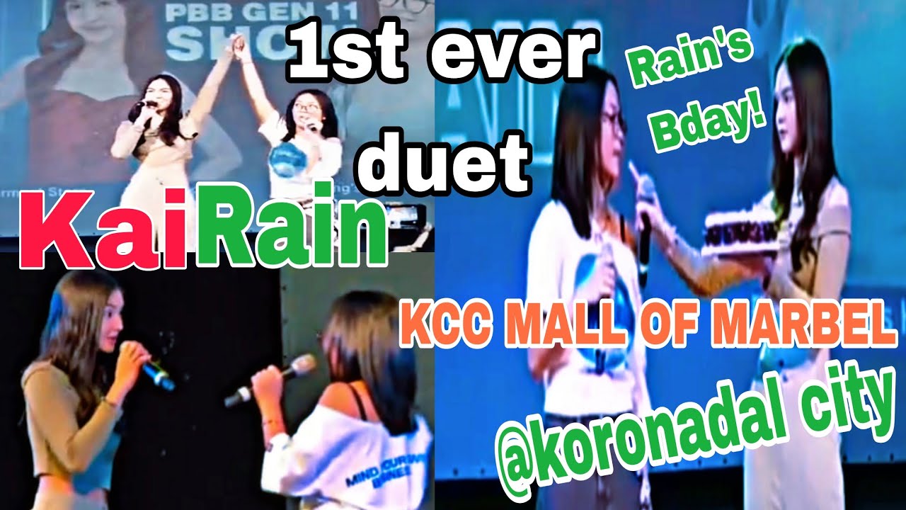 KAIRAIN! 1ST DUET! NILAYAG NG KCC MALL of MARBEL! & Adv BDAY SURPRISE FOR RAIN🥰 11-28-2024