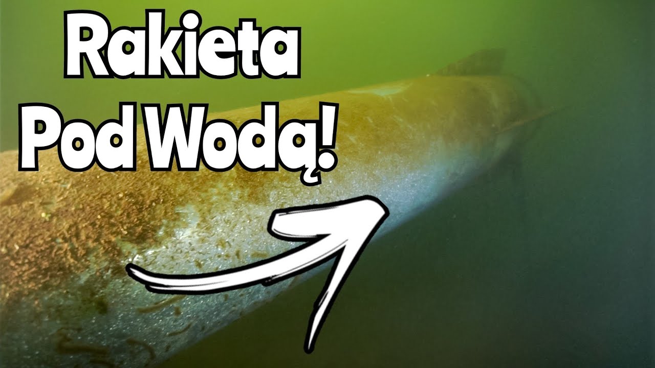 Rakieta w jeziorze Powidzkim. Nurkowanie