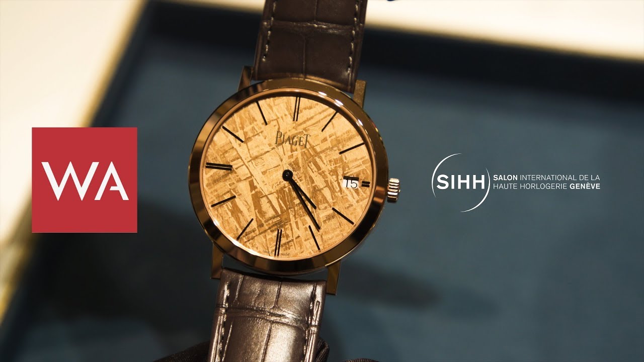 SIHH 2019: Hands-on the Piaget Altiplano with grey & colored meteorite dials