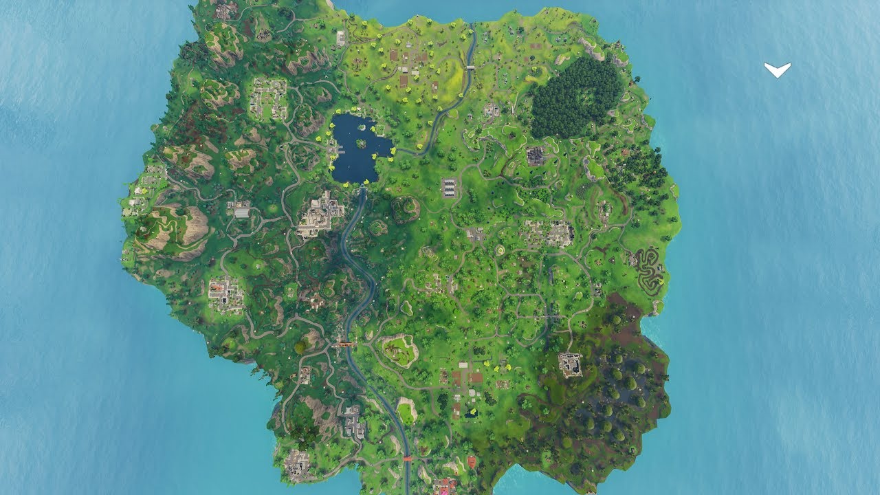 FORTNITE OLD MAP TOUR (CHAPTER 1)