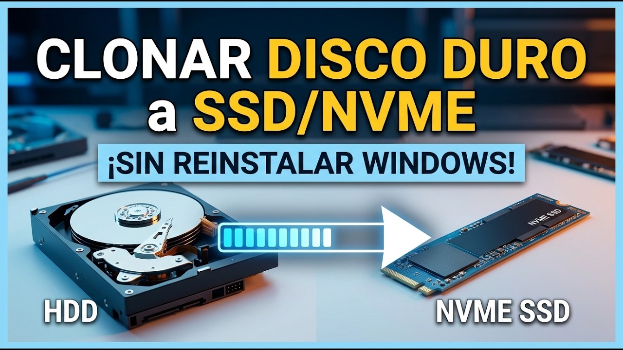 CLONAR DISCO DURO a SSD o NVMe SIN REINSTALAR WINDOWS【Guía Completa】
