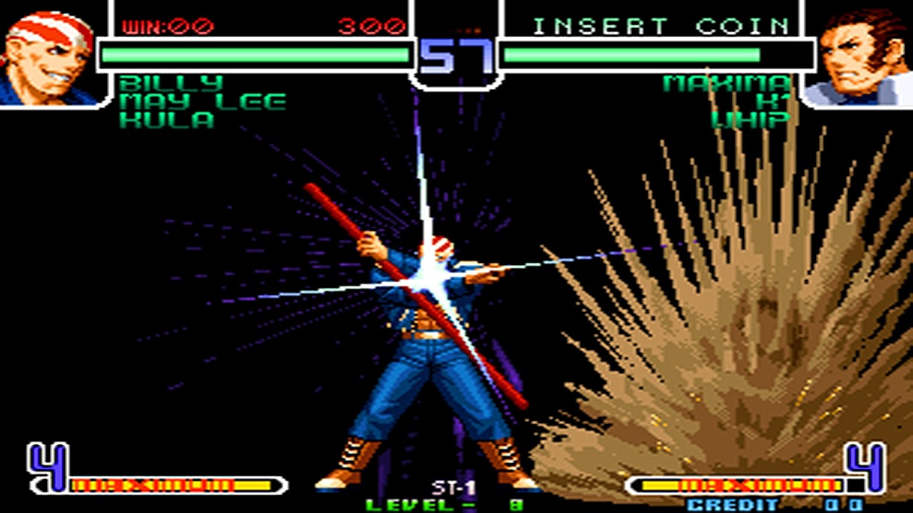 Combos en el MODO ARCADE - KOF 2002 Magic Plus 2