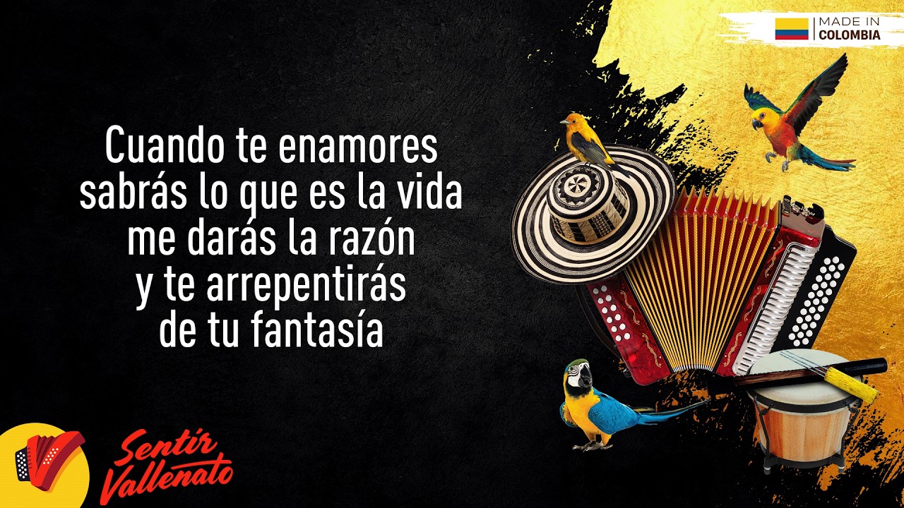 Cuando Te Enamores, Miguel Morales, Video Letra - Sentir Vallenato