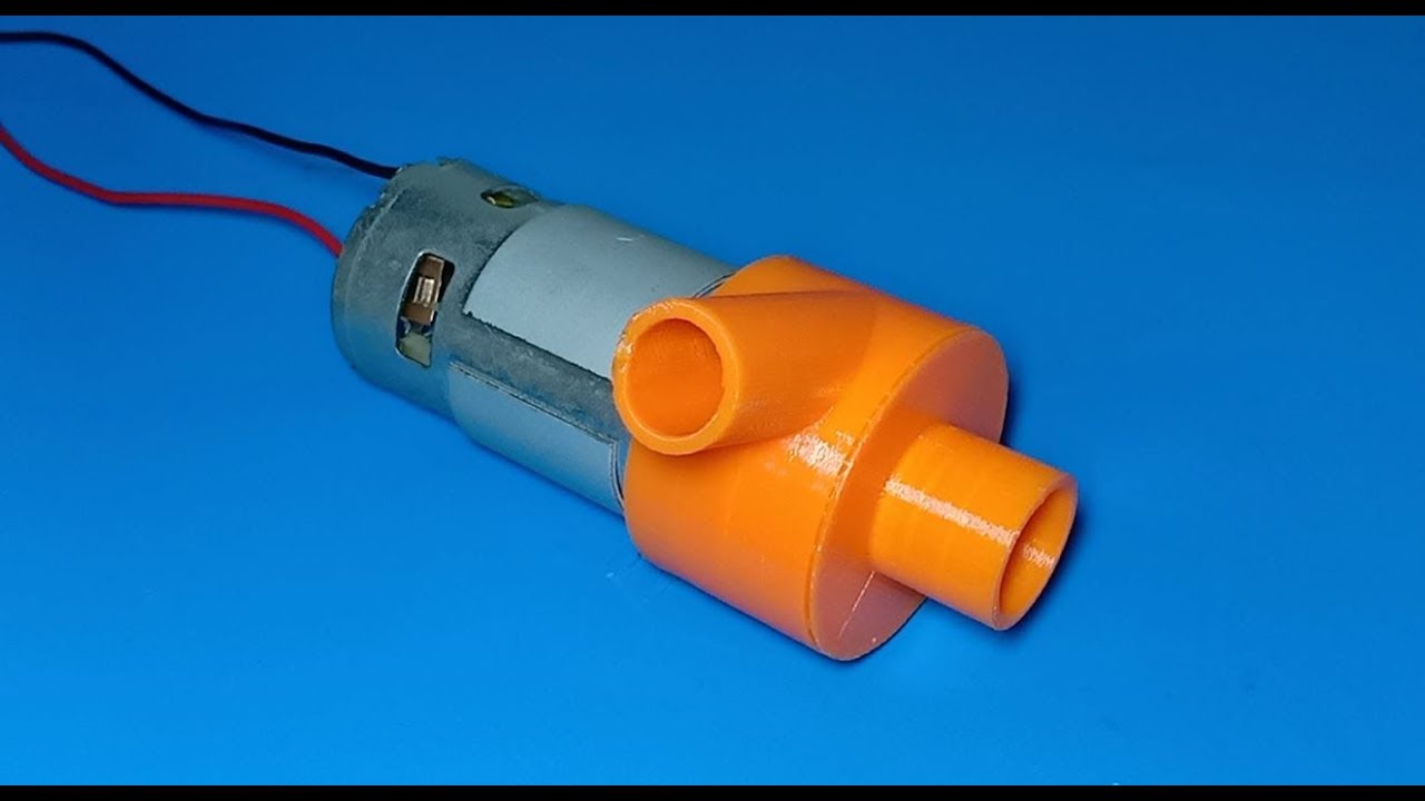 3D printed water pump with 775 DC motor , super strong water pump