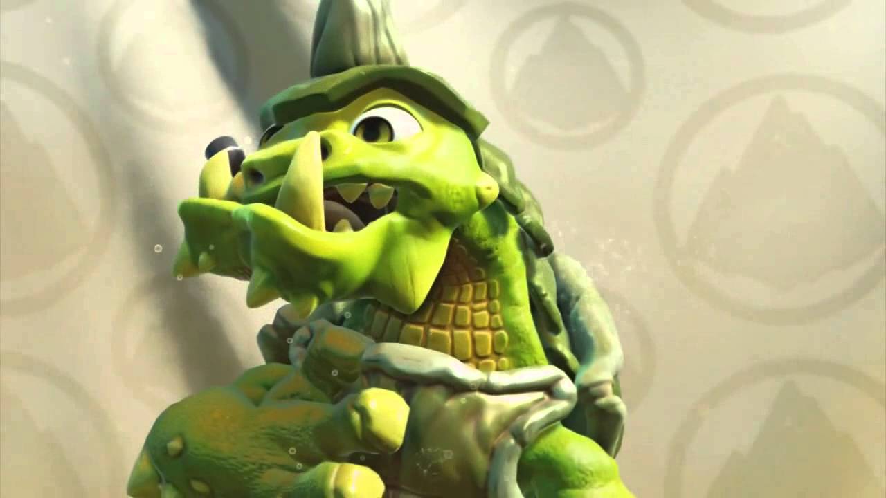 Skylanders Short Cuts Slobber Tooth Backwards