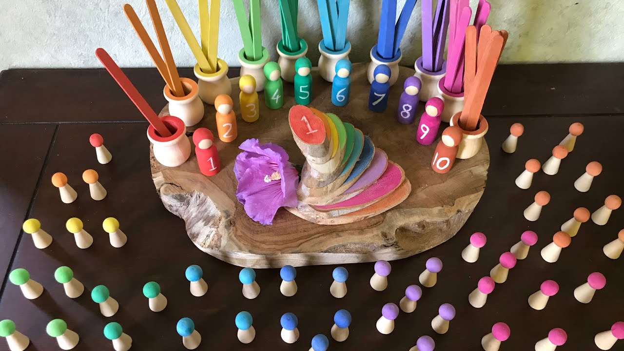 DIY Waldorf/Montessori Math Manipulatives
