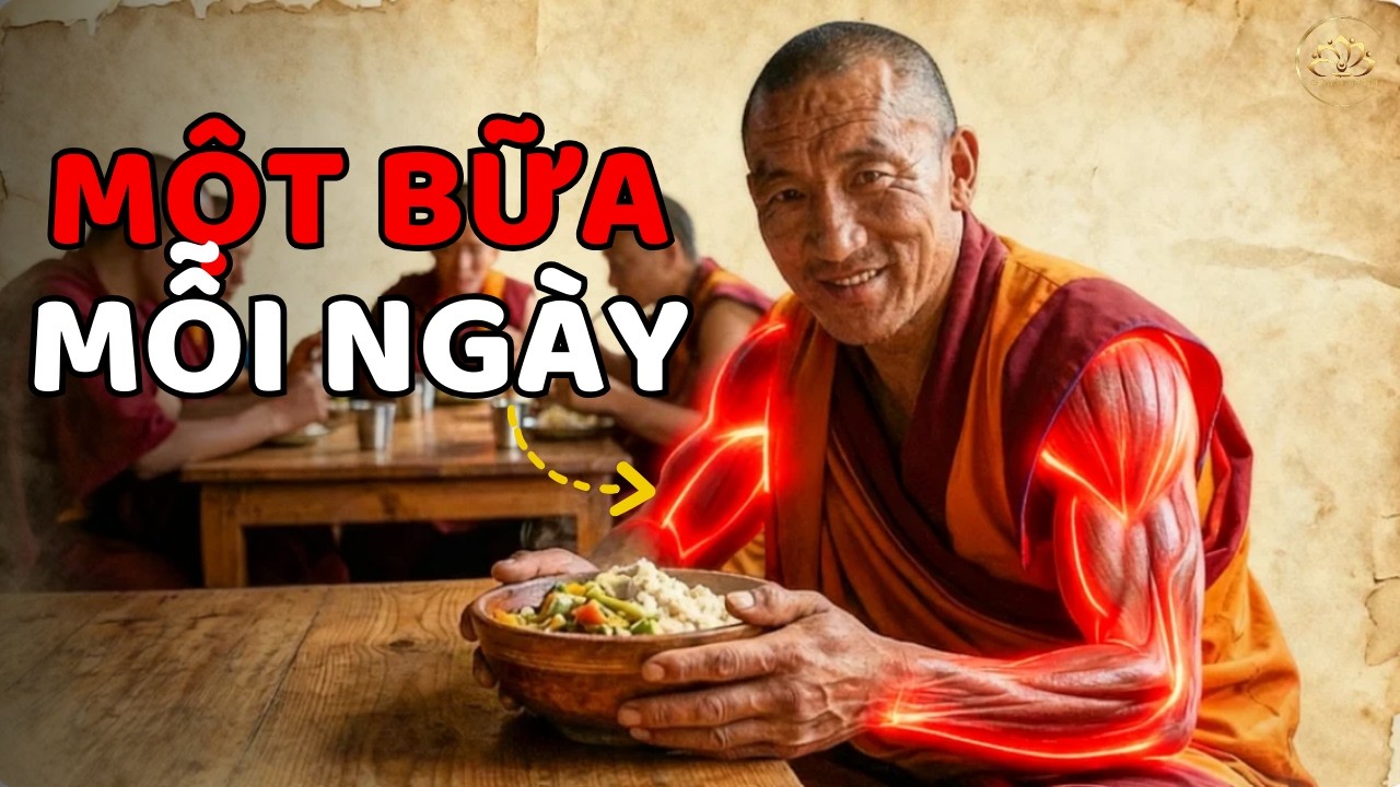 Làm thế nào các nhà sư Tây Tạng xây dựng cơ bắp sau tuổi 50 chỉ bằng cách ăn một bữa mỗi ngày