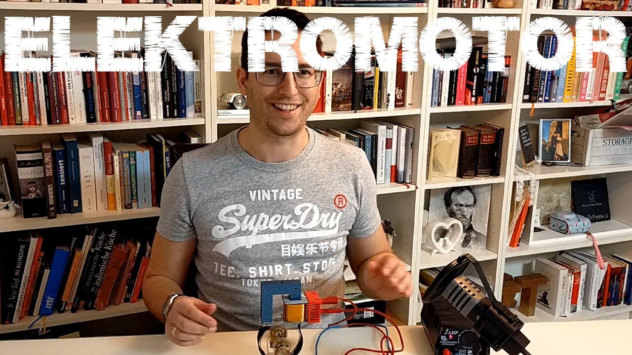 Wie funktioniert ein Elektromotor? Gleichstrommotor erkl&auml;rt!
