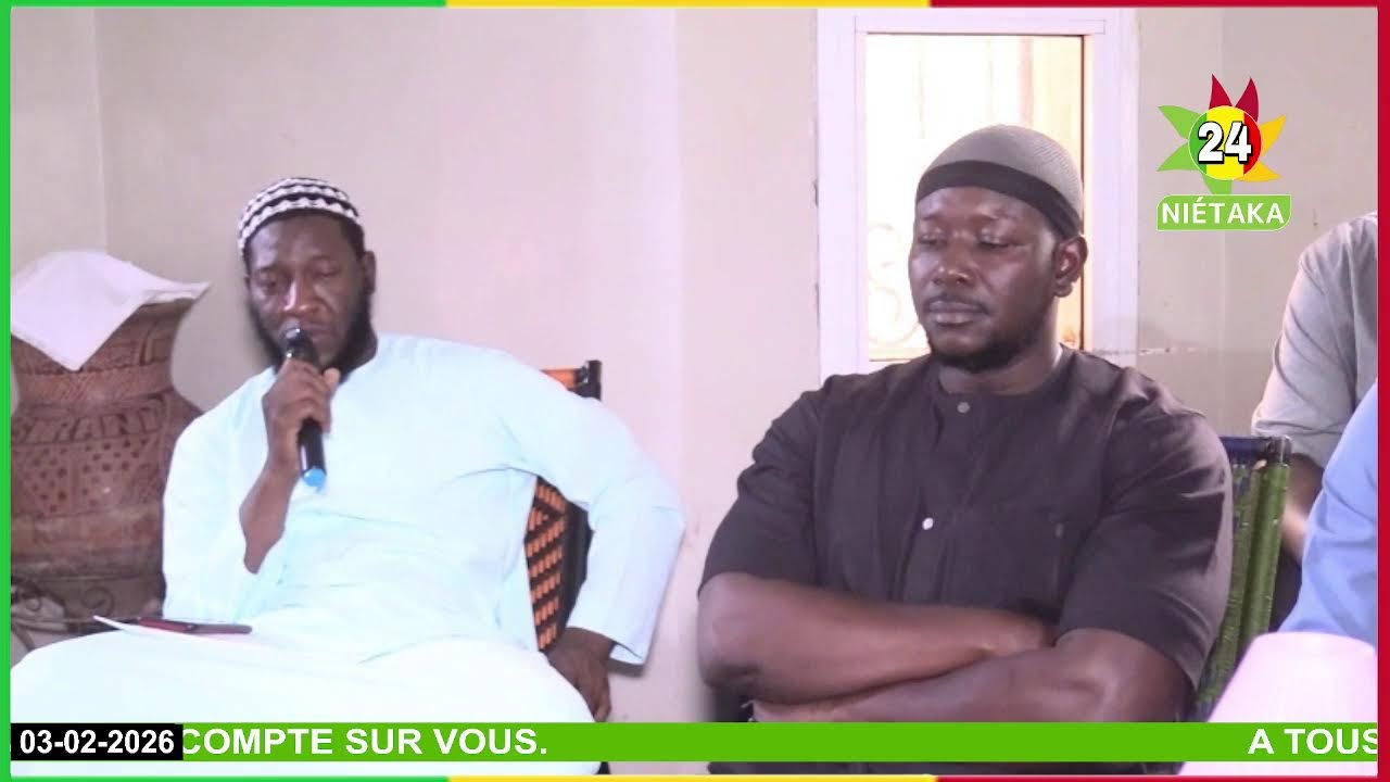 VISITE DE COURTOISIE DE IMAM MOHAMED KAMANGUE AU CENTRE CORANIQUE DE IMAM BANDIOUGOU TRAORÉ