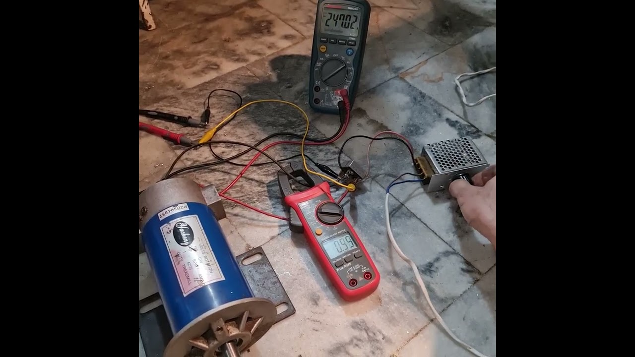 PMDC MOTOR RUNNING WITH PHASE CONTROL & KBPC5010 fb RECTIFIER